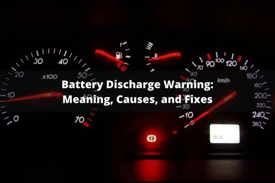 battery discharge warning