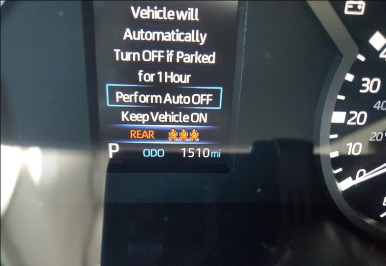 stop vehicle leave engine running