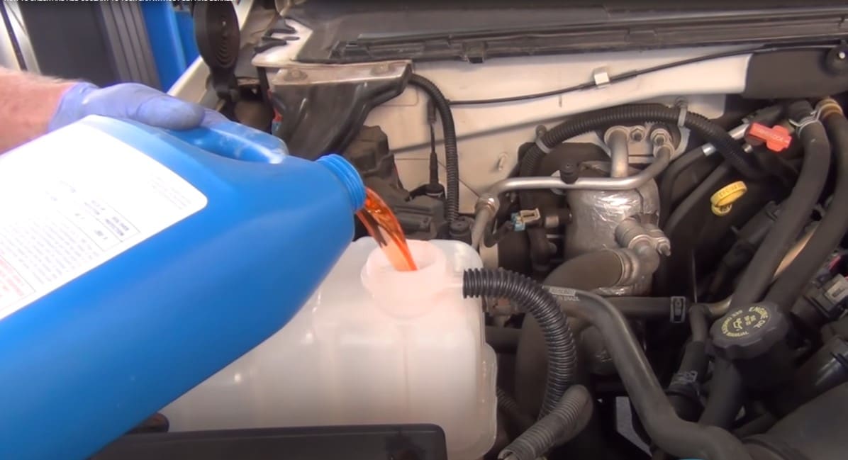 how to add coolant to car