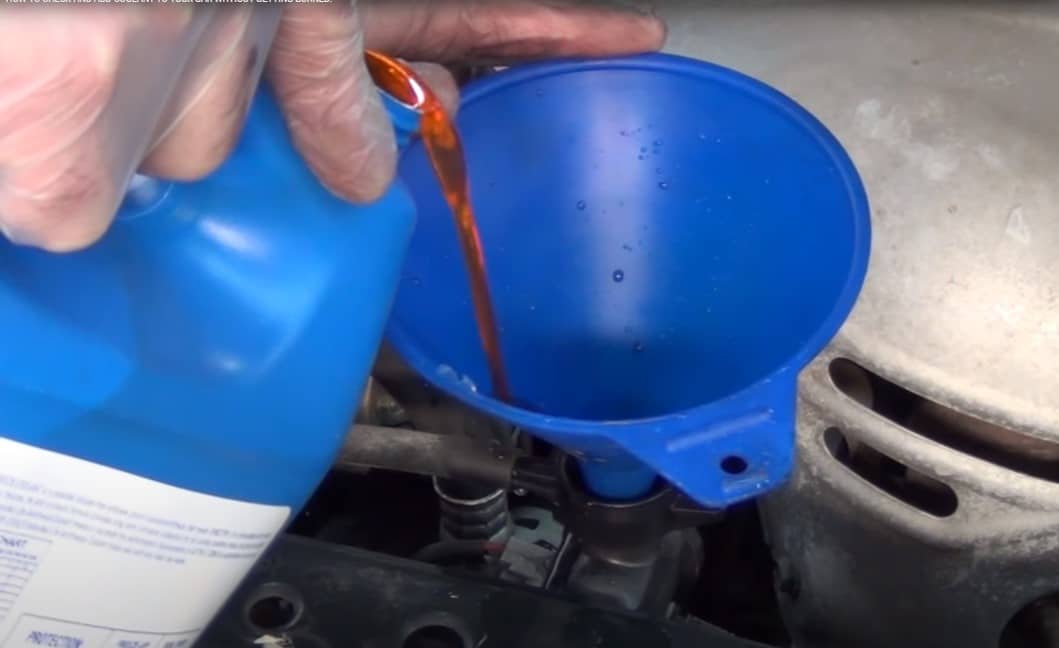 how to add antifreeze to car