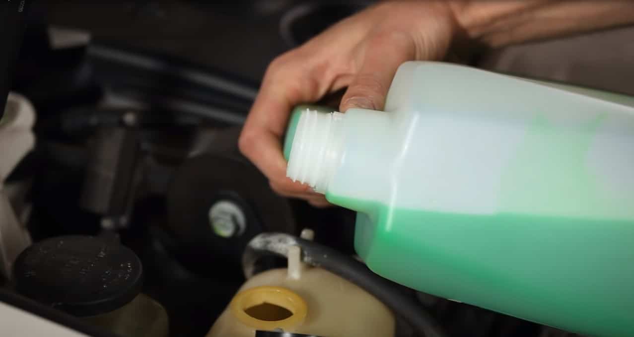 what to do after putting coolant in car