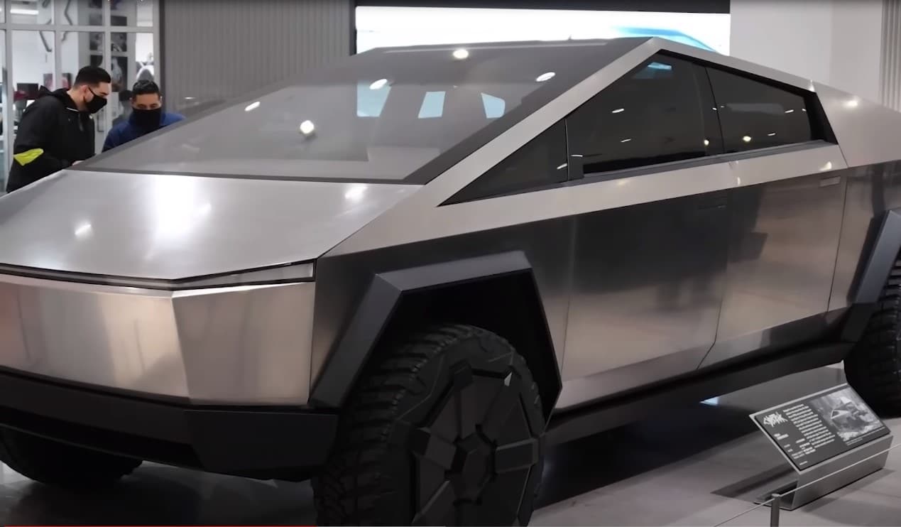 Tesla Cybertruck Spotted Disguised As Ford F-150