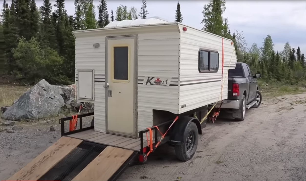 camper trailer for truck bed