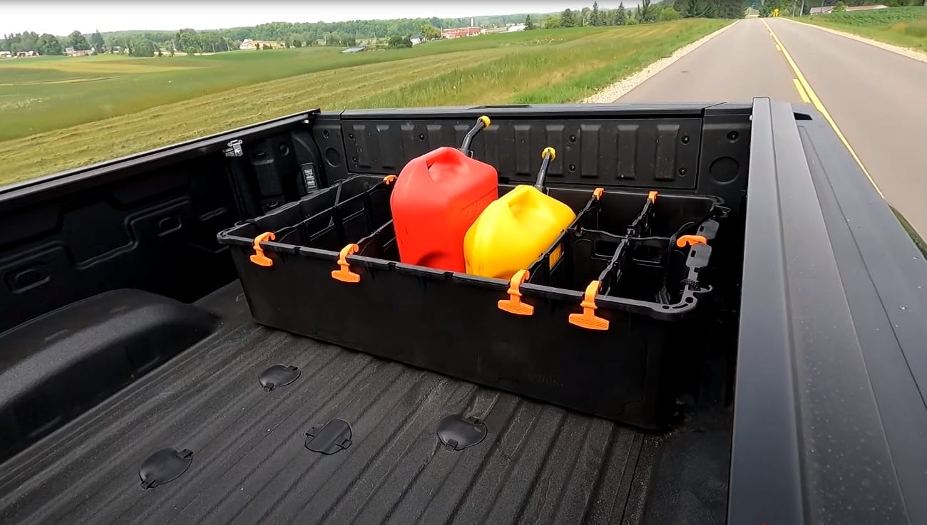 pickup bed storage ideas for trucks with tonneau covers