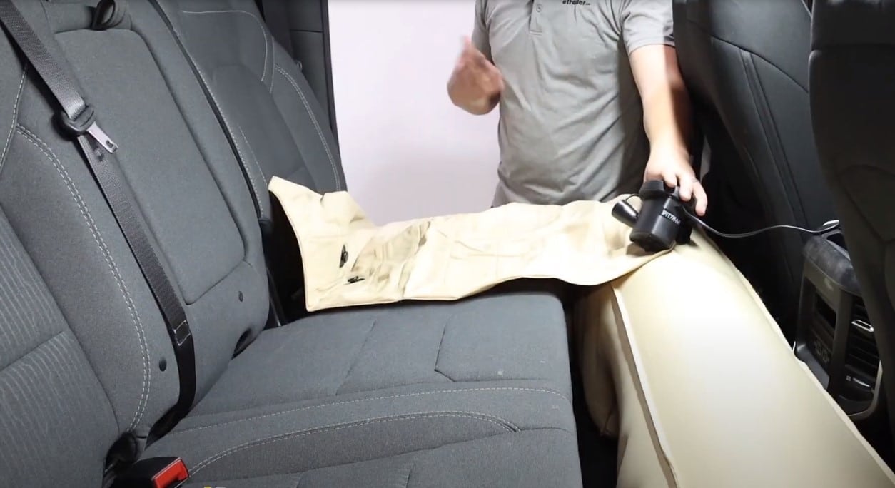 ram truck back seat bed