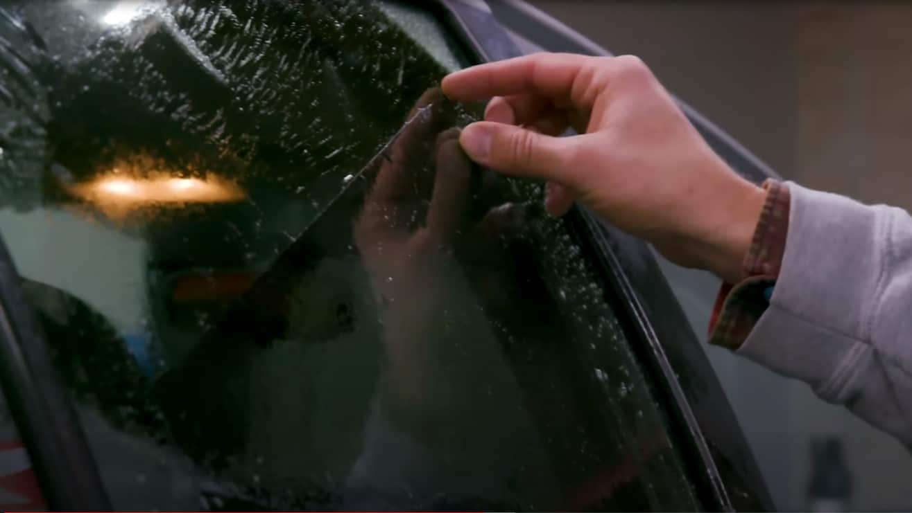 Hands-on testing of car window tint for durability