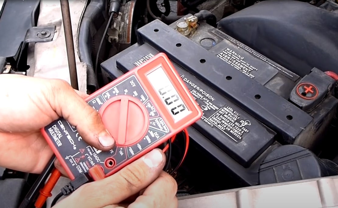 Truck battery voltage tester multimeter