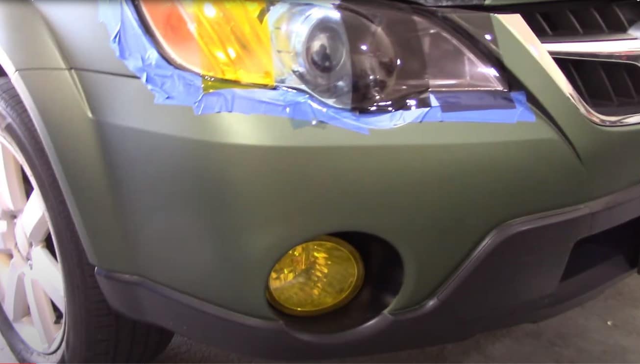 Variety of colored tints available for vehicle headlights